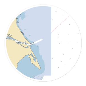 Nestegg Marine (Marinette, WI) NOAA Chart Sticker