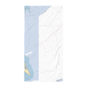 Menominee Marina (Marinette, WI) NOAA Chart Towel