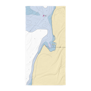 Alibi Dock Marina (Fish Creek, WI) NOAA Chart Towel