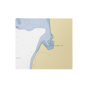 Alibi Dock Marina (Fish Creek, WI) NOAA Chart  Gaming Mouse Pad