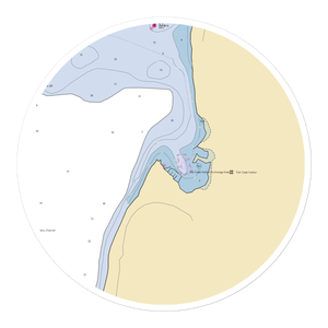 Alibi Dock Marina (Fish Creek, WI) NOAA Chart Sticker