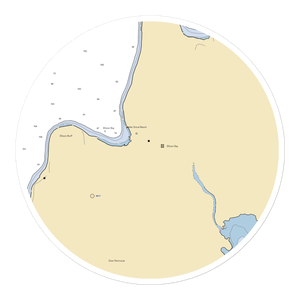 Bayview Resort & Harbor, Inc. (Ellison Bay, WI) NOAA Chart Sticker