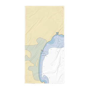 Grand Traverse Bay Docks (Mohawk, MI) NOAA Chart Towel