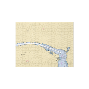 H&Y Marina (Houghton, MI) NOAA Chart Jigsaw Puzzle