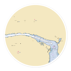 H&Y Marina (Houghton, MI) NOAA Chart Sticker