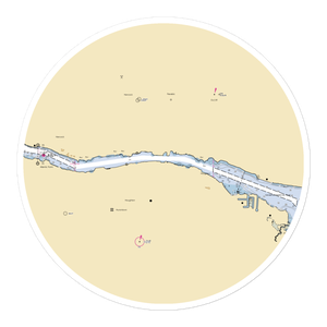 East Houghton Waterfront Park (Houghton, MI) NOAA Chart Sticker