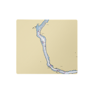 Markhams Marina (Atlantic Mine, MI) NOAA Chart  Gaming Mouse Pad