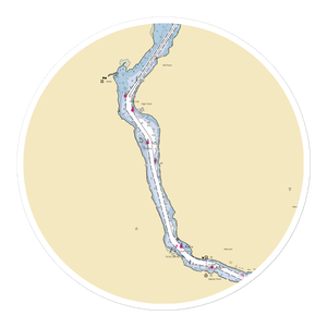 Markhams Marina (Atlantic Mine, MI) NOAA Chart Sticker