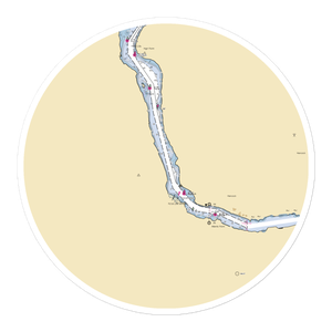 Markham's Marina (Dodgeville, MI) NOAA Chart Sticker