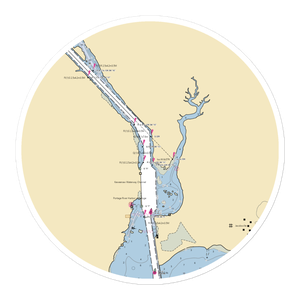 Mooring Pier (Dollar Bay, MI) NOAA Chart Sticker