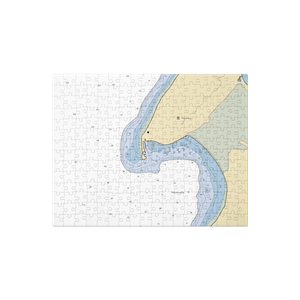 Pequaming Marina (Lanse, MI) NOAA Chart Jigsaw Puzzle