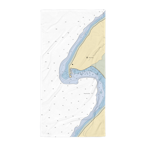 Pequaming Marina (Lanse, MI) NOAA Chart Towel