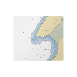 Pequaming Marina (Lanse, MI) NOAA Chart  Gaming Mouse Pad