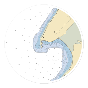 Pequaming Marina (Lanse, MI) NOAA Chart Sticker