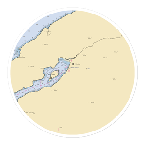 Windigo Ranger Ferry Station (Grand Portage, MN) NOAA Chart Sticker