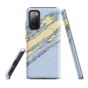 Rock Harbor Dock (Mohawk, MI) NOAA Chart Samsung Phone Case