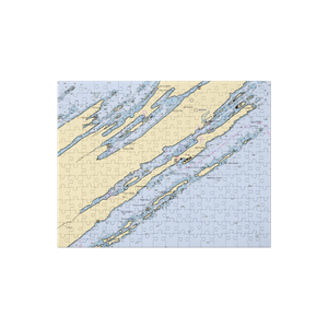 Rock Harbor Dock (Mohawk, MI) NOAA Chart Jigsaw Puzzle