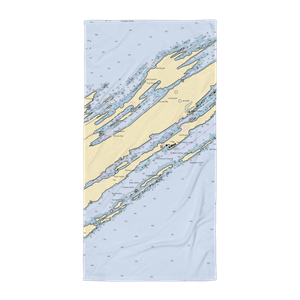 Rock Harbor Dock (Mohawk, MI) NOAA Chart Towel