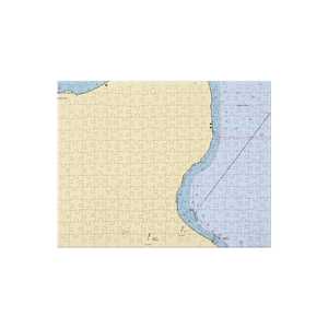 Shipwreck Tours (Wetmore, MI) NOAA Chart Jigsaw Puzzle