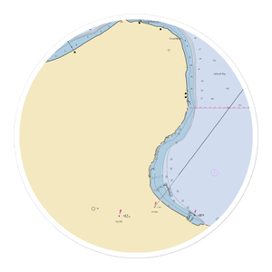 Shipwreck Tours (Wetmore, MI) NOAA Chart Sticker