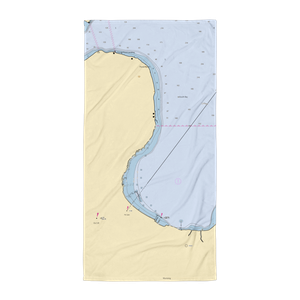 Seaberg Pontoon Rental (Wetmore, MI) NOAA Chart Towel