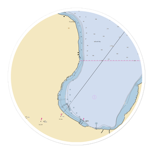 Seaberg Pontoon Rental (Wetmore, MI) NOAA Chart Sticker