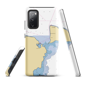 Lindgren's Sunrise Cottages & Marina (Washington Island, WI) NOAA Chart Samsung Phone Case