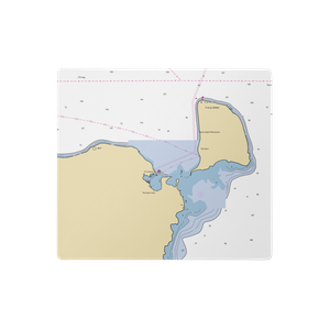 Lindgren's Sunrise Cottages & Marina (Washington Island, WI) NOAA Chart  Gaming Mouse Pad