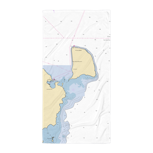 Rock Island State Park Dock (Washington Island, WI) NOAA Chart Towel