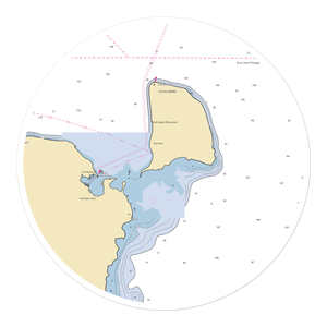 Rock Island State Park Dock (Washington Island, WI) NOAA Chart Sticker