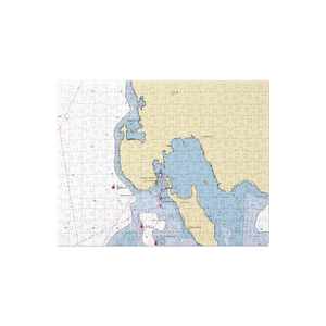 Kaps Marina (Washington Island, WI) NOAA Chart Jigsaw Puzzle