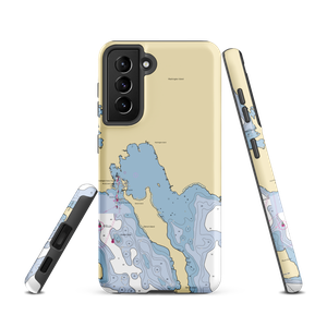 Shipyard Island Marina (Washington Island, WI) NOAA Chart Samsung Phone Case