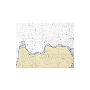 The Shoreline Resort & Marina (Ellison Bay, WI) NOAA Chart Jigsaw Puzzle