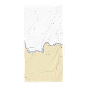 The Shoreline Resort & Marina (Ellison Bay, WI) NOAA Chart Towel