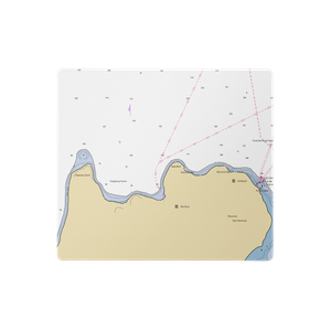 The Shoreline Resort & Marina (Ellison Bay, WI) NOAA Chart  Gaming Mouse Pad