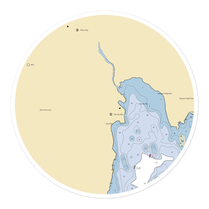 Rowleys Bay Marina (Ellison Bay, WI) NOAA Chart Sticker