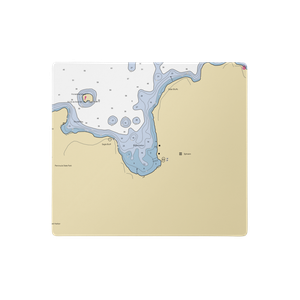 Ephraim Yacht Harbor (Ephraim, WI) NOAA Chart  Gaming Mouse Pad