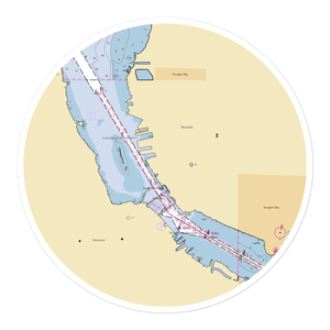 Stone Harbor Marina (Sturgeon Bay, WI) NOAA Chart Sticker