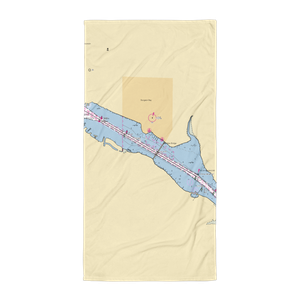 Leathem Smith Lodge & Marina (Sturgeon Bay, WI) NOAA Chart Towel