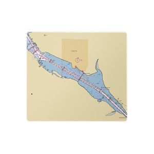 Leathem Smith Lodge & Marina (Sturgeon Bay, WI) NOAA Chart  Gaming Mouse Pad