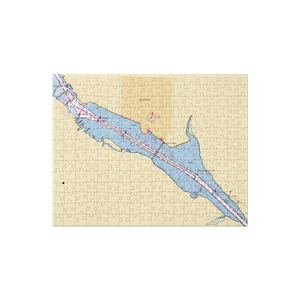 Snug Harbor Inn Cottages & Marina (Sturgeon Bay, WI) NOAA Chart Jigsaw Puzzle