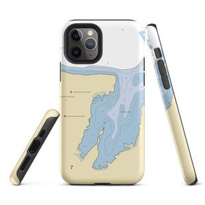 Wave Pointe Marina & Resort (Brussels, WI) NOAA Chart  Tough iPhone Case