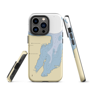 Wave Pointe Marina & Resort (Brussels, WI) NOAA Chart  Tough iPhone Case