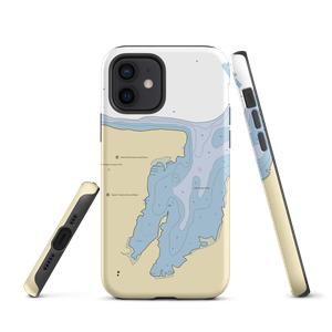 Wave Pointe Marina & Resort (Brussels, WI) NOAA Chart  Tough iPhone Case