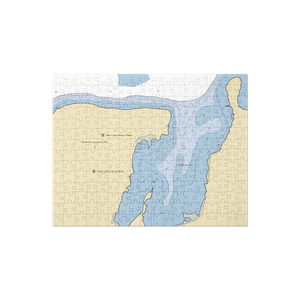 Wave Pointe Marina & Resort (Brussels, WI) NOAA Chart Jigsaw Puzzle