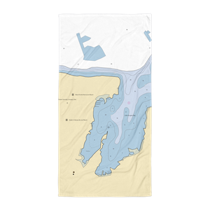 Wave Pointe Marina & Resort (Brussels, WI) NOAA Chart Towel