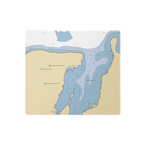 Wave Pointe Marina & Resort (Brussels, WI) NOAA Chart  Gaming Mouse Pad