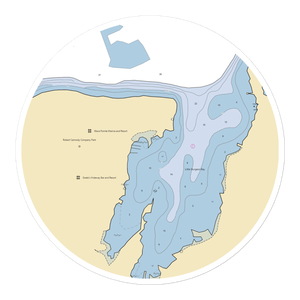 Wave Pointe Marina & Resort (Brussels, WI) NOAA Chart Sticker