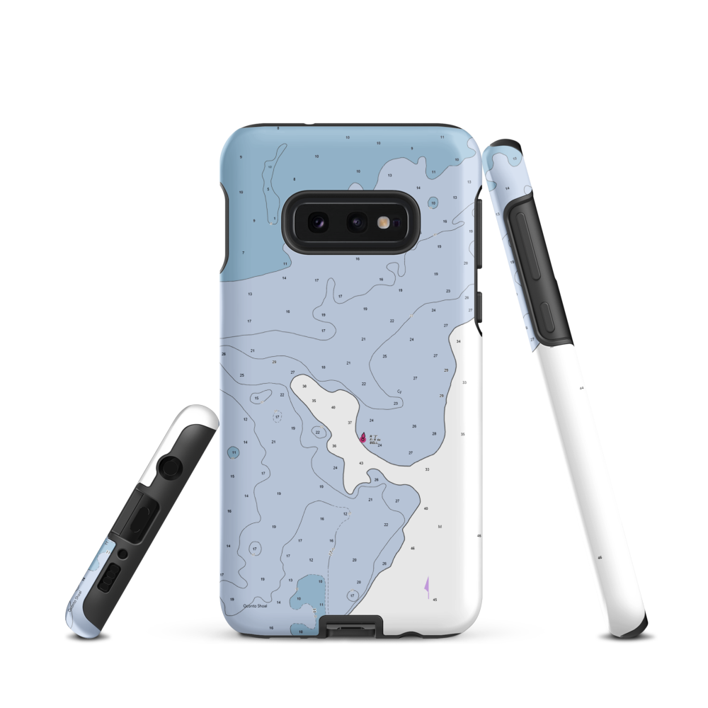 Newport Marina (Little Suamico, WI) NOAA Chart Samsung Phone Case Samsung Galaxy S10e model shown