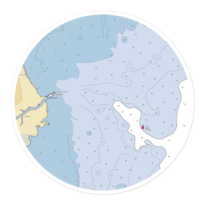 Oconto Yacht Club (Little Suamico, WI) NOAA Chart Sticker